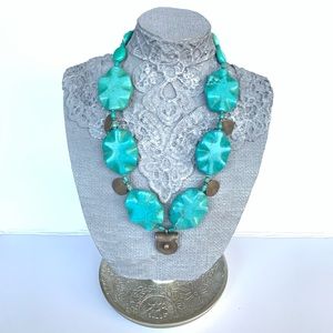 Heather Outlaw Turquoise Necklace & Earrings Set